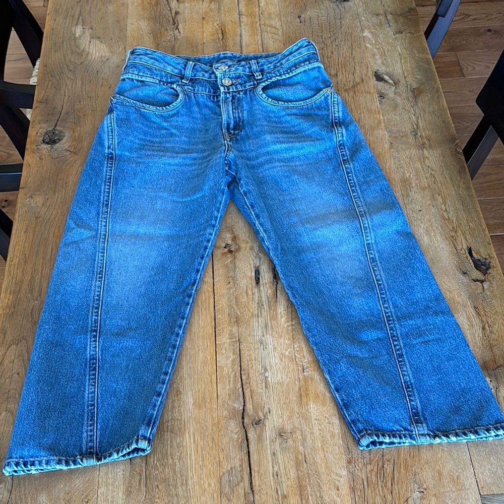 Diesel Barrel Leg Cropped Jeans Diesel Industry women’s 27 Italian Brand Denim